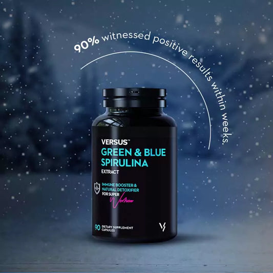 VERSUS Green & Blue Spirulina 70 Capsules