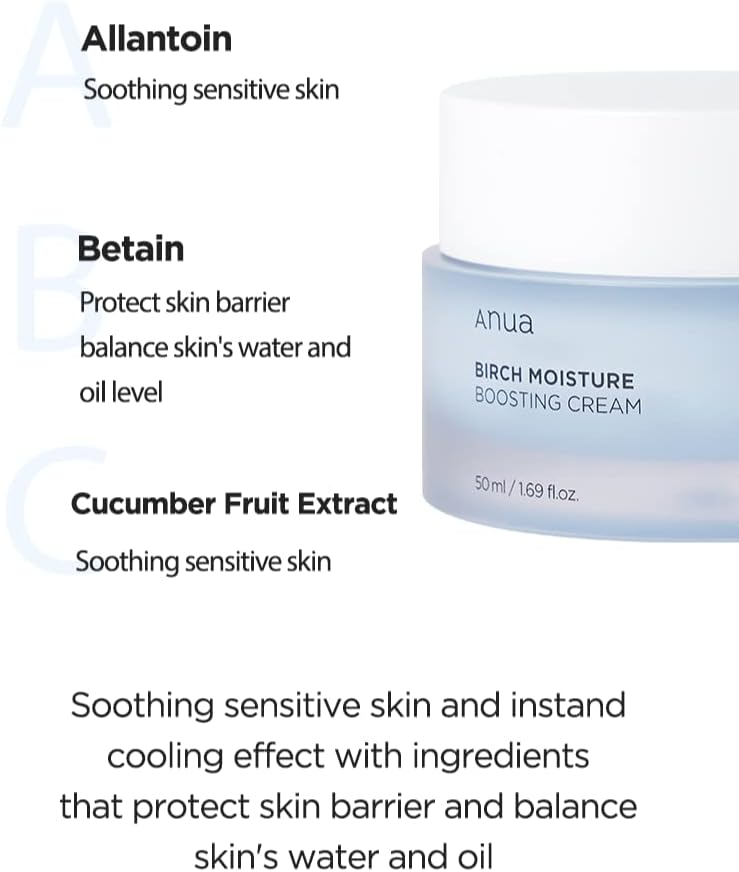 Anua Birch 70% Moisture Boosting Cream