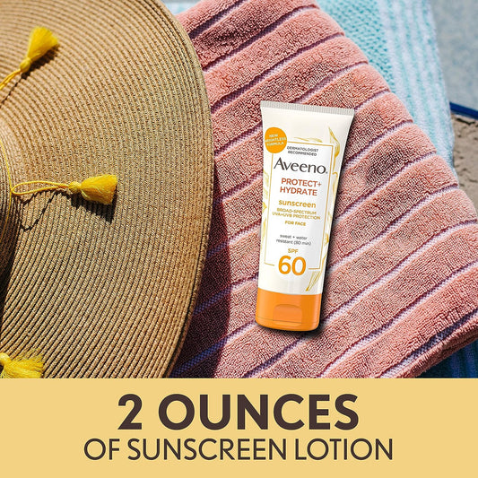 Aveeno Protect + Hydrate Sunscreen Face Lotion SPF 60
