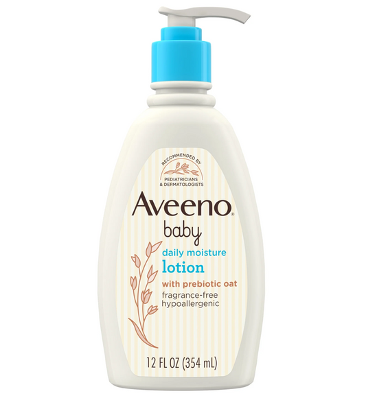 Aveeno Baby Daily Moisture Lotion With Prebiotic Oat
