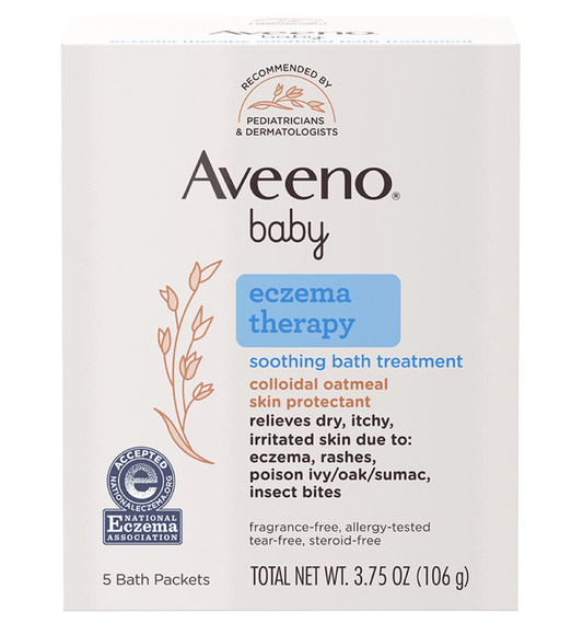 Aveeno Baby Eczema Therapy Soothing Bath Treatment