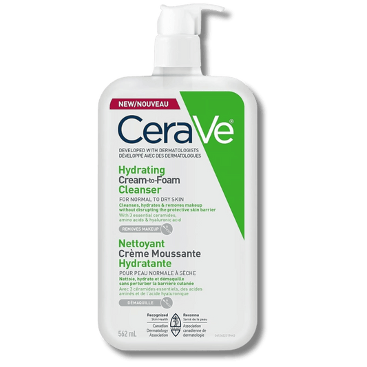 CeraVe Hydrating Cream-to-Foam Cleanser Canadian Variant