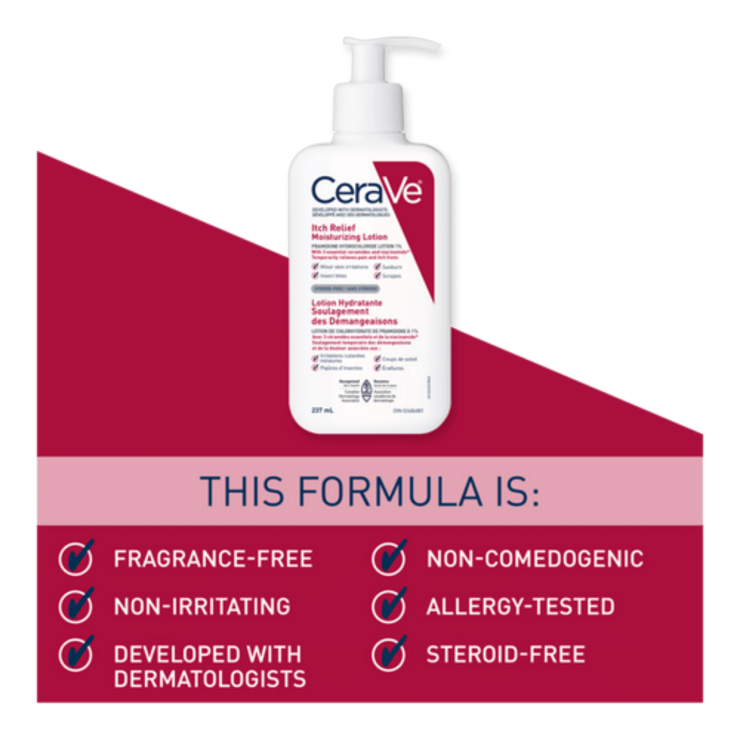 CeraVe Itch Relief Moisturizing Lotion (237ml) Canadian Variant