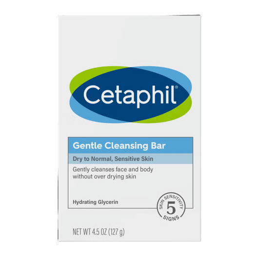 Cetaphil Gentle Cleansing Bar Dry To Normal, Sensitive Skin, (127g)