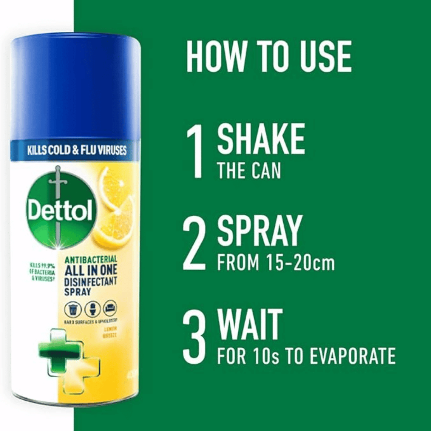 Dettol All in One Disinfectant Spray Lemon