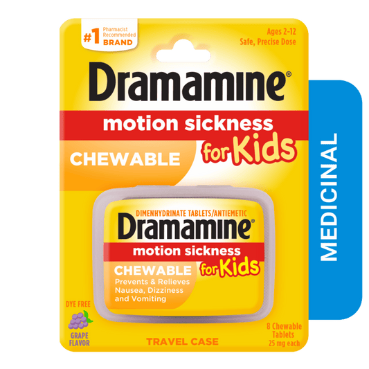 Dramamine Motion Sickness For Kids Chewable (25mg Each)