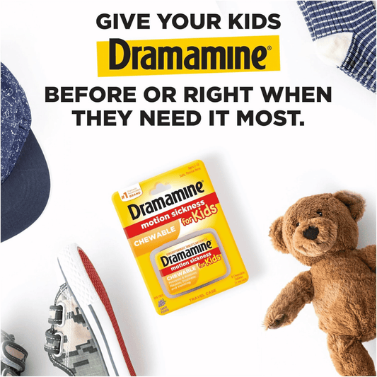 Dramamine Motion Sickness For Kids Chewable (25mg Each)