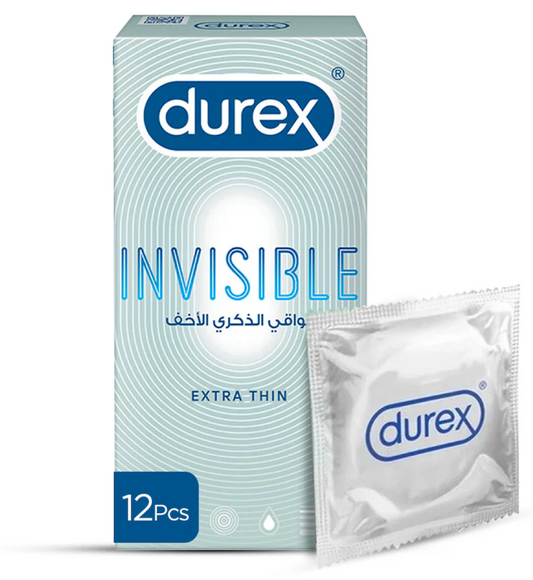 Durex Invisible Extra Thin Condoms 12's