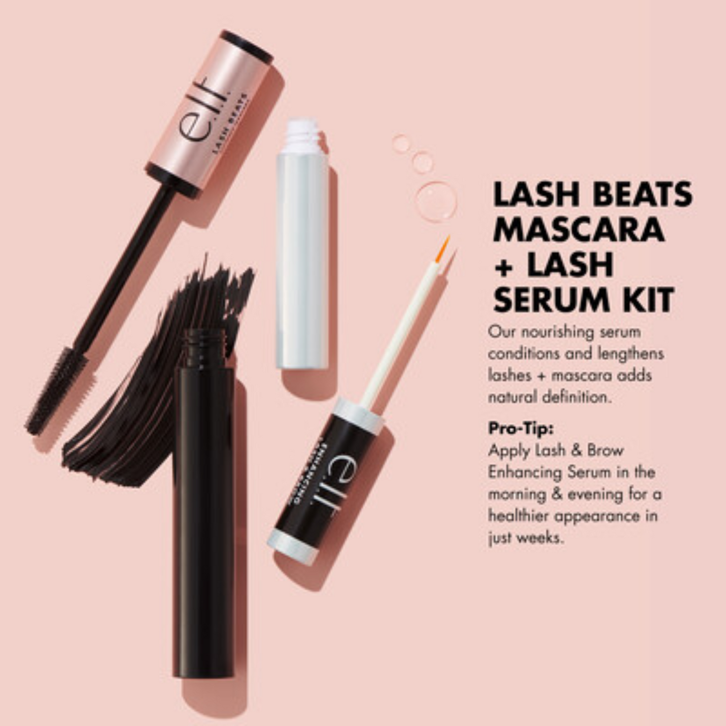 E.L.F Lash Beat Defining & Lengthening Mascara Narrow Flexible Brush (9.2g)