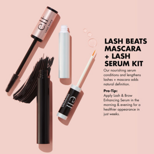 E.L.F Lash Beat Defining & Lengthening Mascara Narrow Flexible Brush (9.2g)