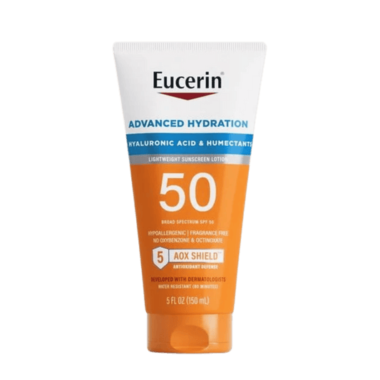 Eucerin Advanced Hydration SPF 50 Sunscreen Lotion (150 ml)