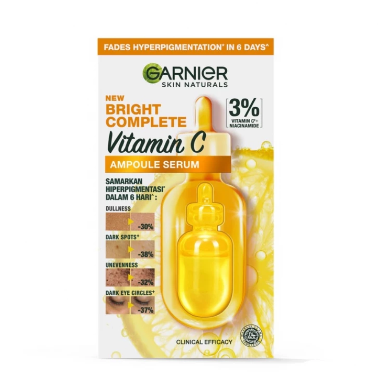 Garnier Bright Complete Vitamin C Ampoule Serum (40ml)