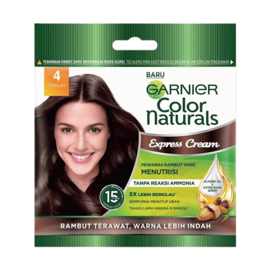 Garnier Color Natural Express Cream 4 Coklat (20 ml)