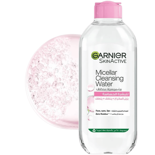 Garnier Skin Active Micellar Cleansing Water All-in-1 Makeup Remover & Cleanser (400ml)