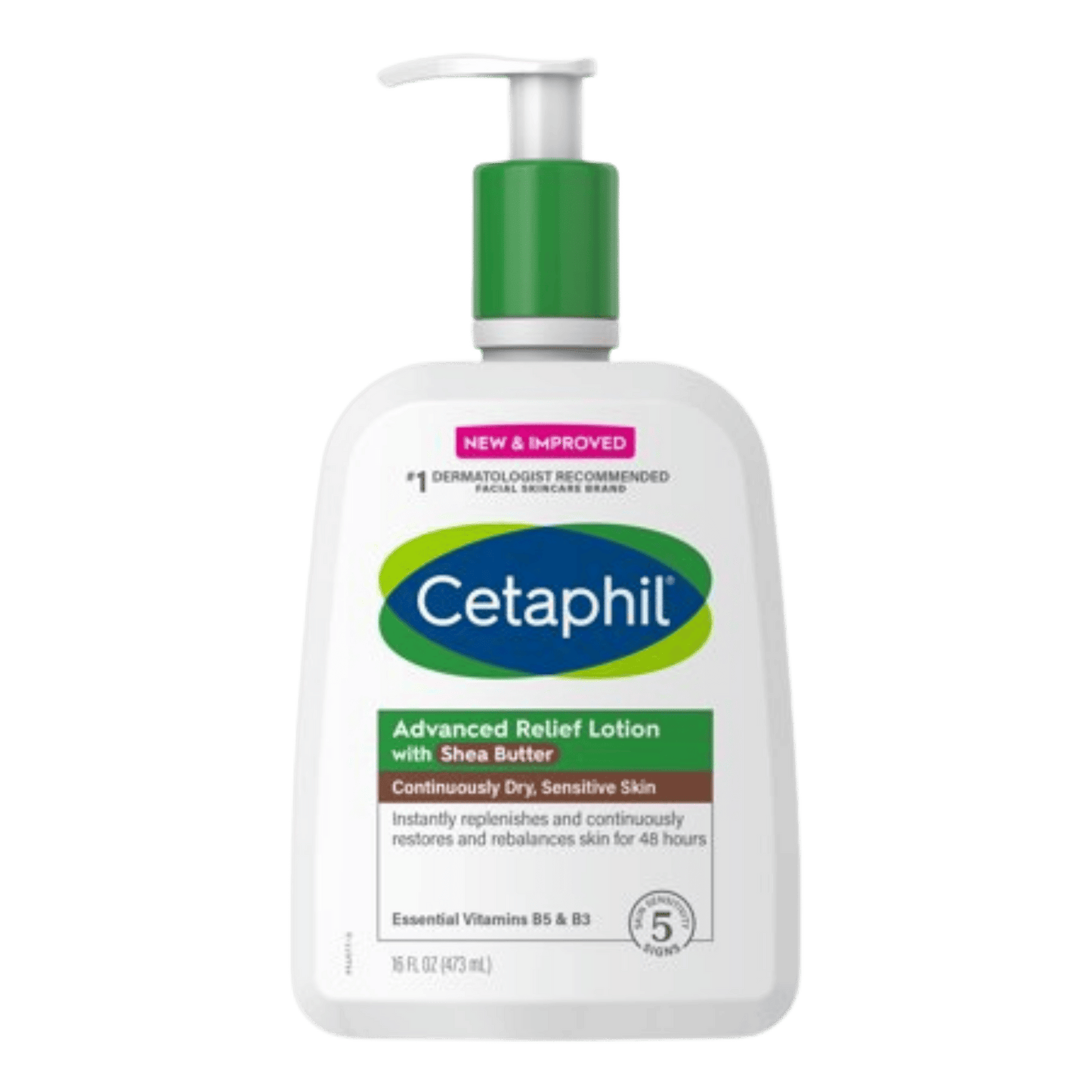 Cetaphil Advanced Relief Lotion with Shea Butter for Dry Sensitive Skin (473ml)