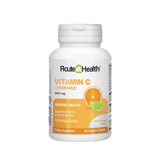 Route2Health Vitamin C 500mg Chewable Tablets (tab 30)