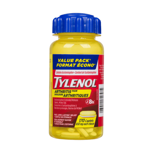 Tylenol Arthritis Pain Douleurs Arthritiques 650mg (170 Caplets)