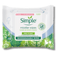 Simple Kind to Skin Biodegradable Micellar Facial Wipes 20 Ct