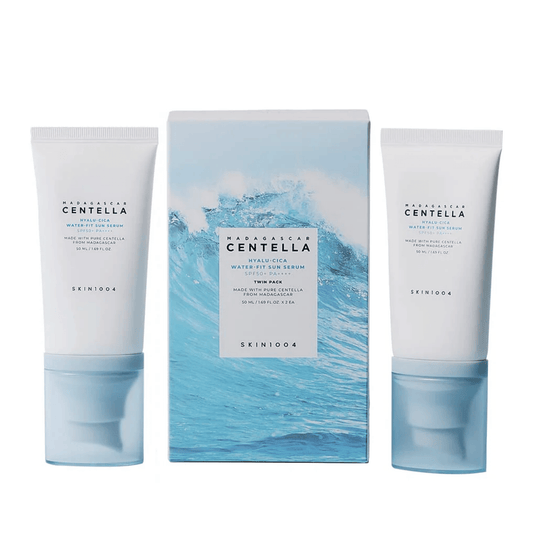 Skin1004 Madagascar Centella Hyalu-Cica Water-Fit Sun Serum Twin Pack (50ml)