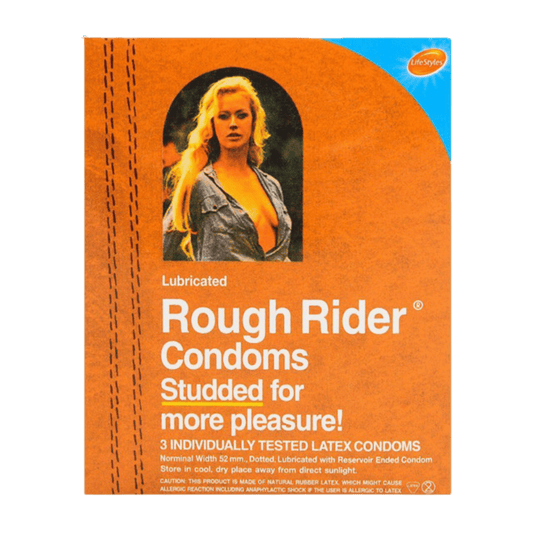 Rough Rider Condoms - studded for more pleasure (3 Condoms)