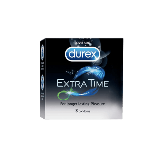 Durex Extra Time Condoms (Pack of 3 Condoms)
