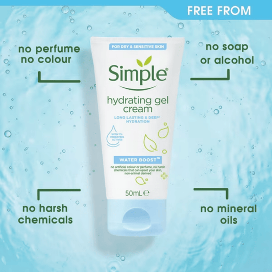Simple Water Boost Hydrating Gel Cream (50ml)