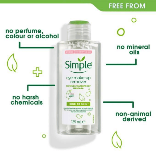 Simple Serum Infused Eye Make-Up Remover (125ml)