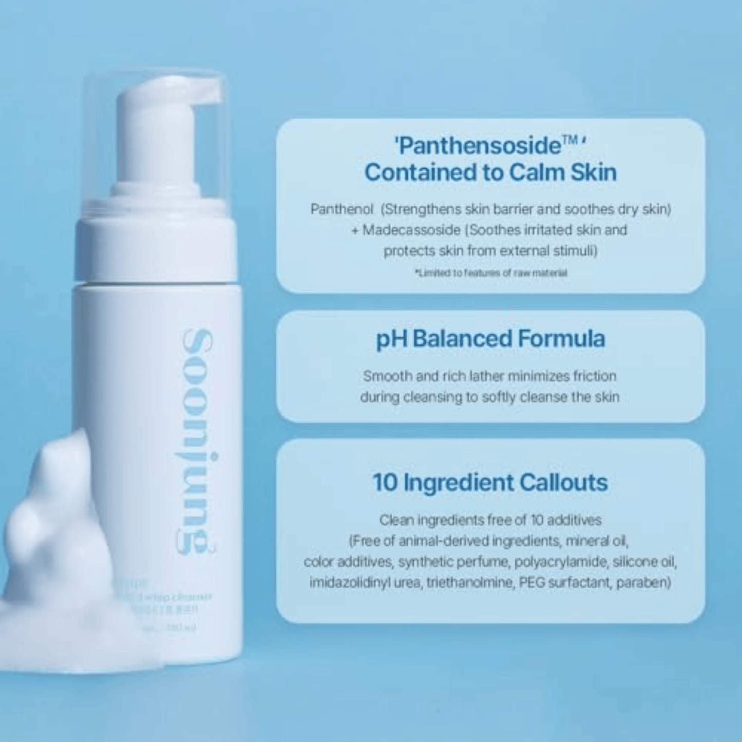 SoonJung ETUDE  PH 6.5 Whip Cleanser (150 ml)