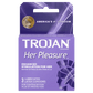 Trojan Her Pleasure 3 Lubricated Latex Condom