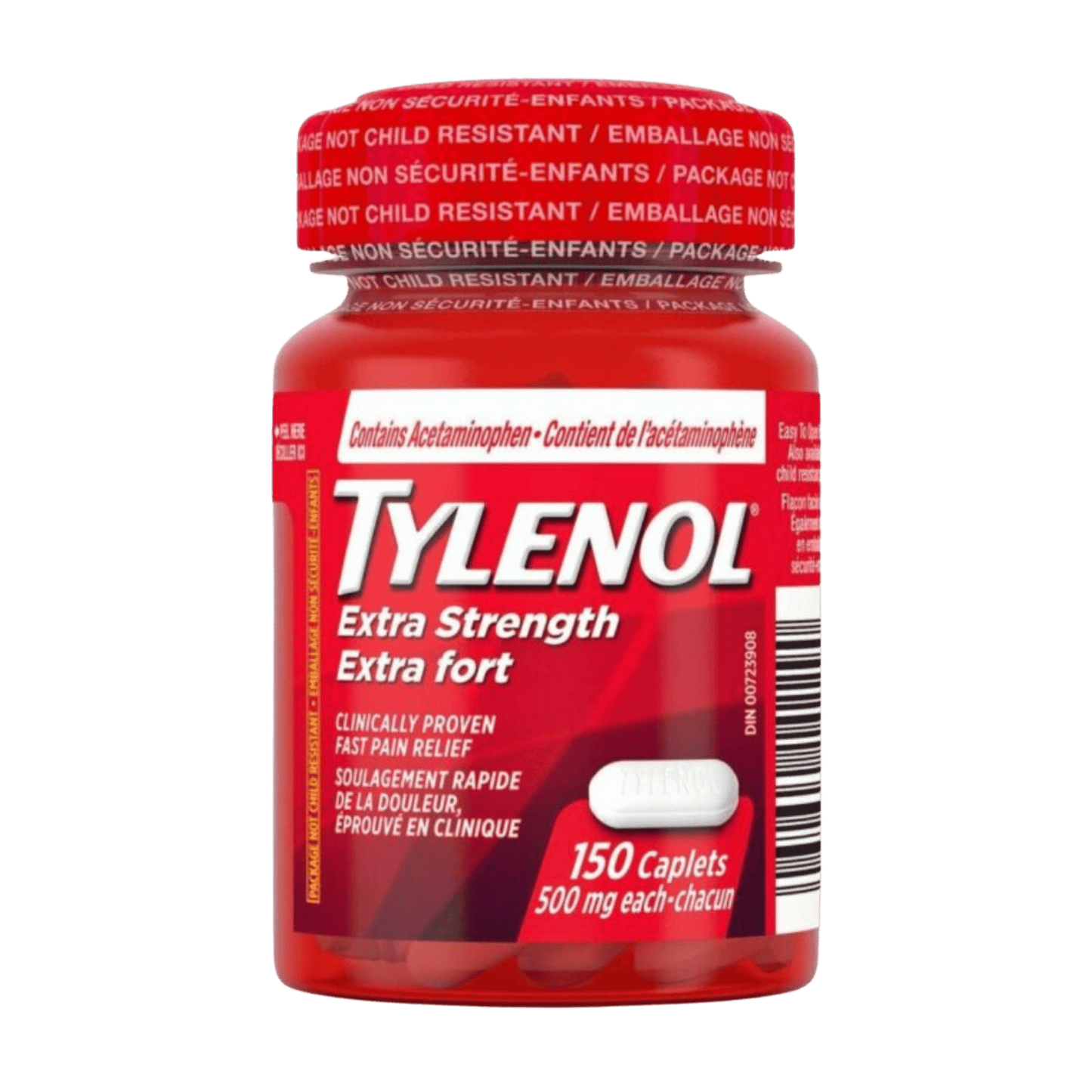 Tylenol Extra Strength Extra Fort Tablets with Acetaminophen 150 CT(500mg)