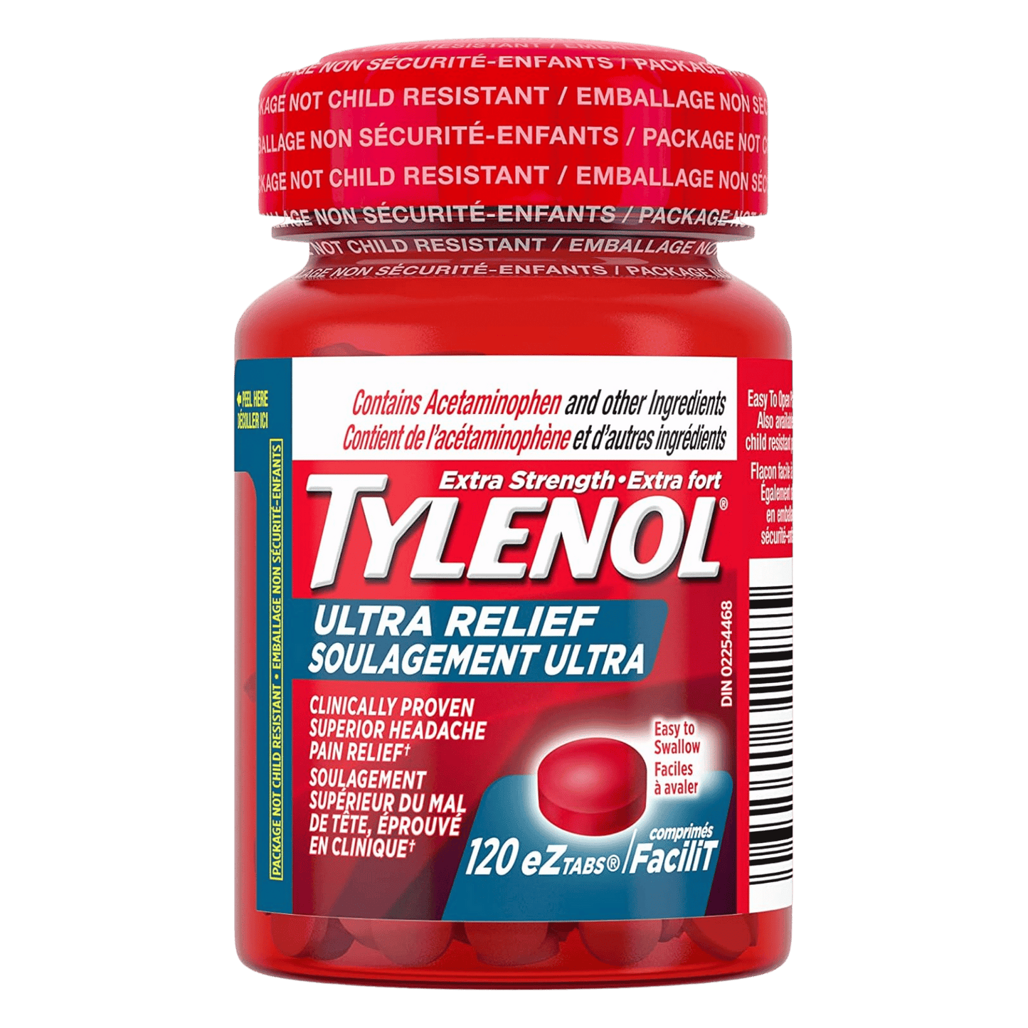 Tylenol Ultra Relief Tough on Headaches (120 Tablet)