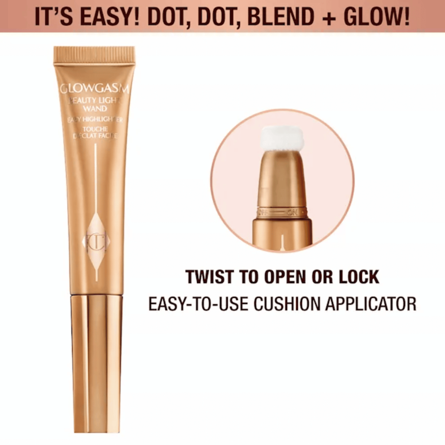 Charlotte Tilbury GlowGasm Beauty Light Wand Easy Highlighter (12 ml)
