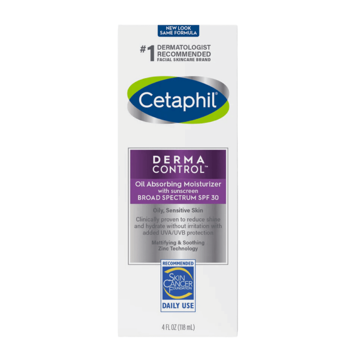 Cetaphil DermaControl Oil Absorbing Moisturizer SPF 30 (118ml)