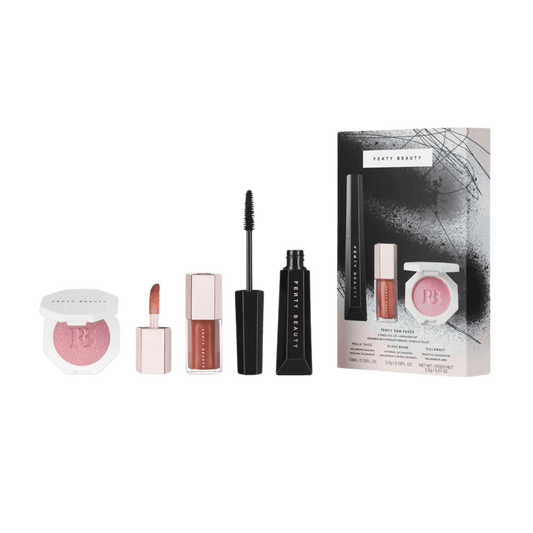 Fenty Beauty Fam Faves Kit: Mini Gloss Bomb, Mini Killawatt Freestyle Highlighter & Full-Size Hella Thicc Mascara