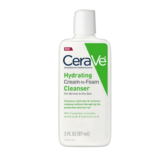 Cerave Hydrating Cream-to-Foam Cleanser (87ml)