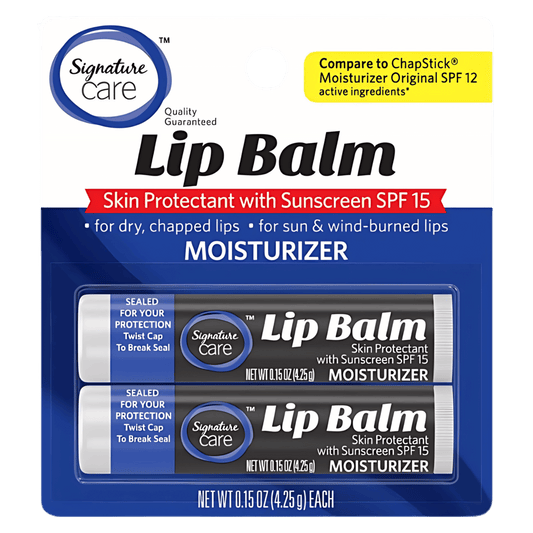 Signature Care Lip Balm Skin Protectant With Sunscreen Spf15 (4.25g)