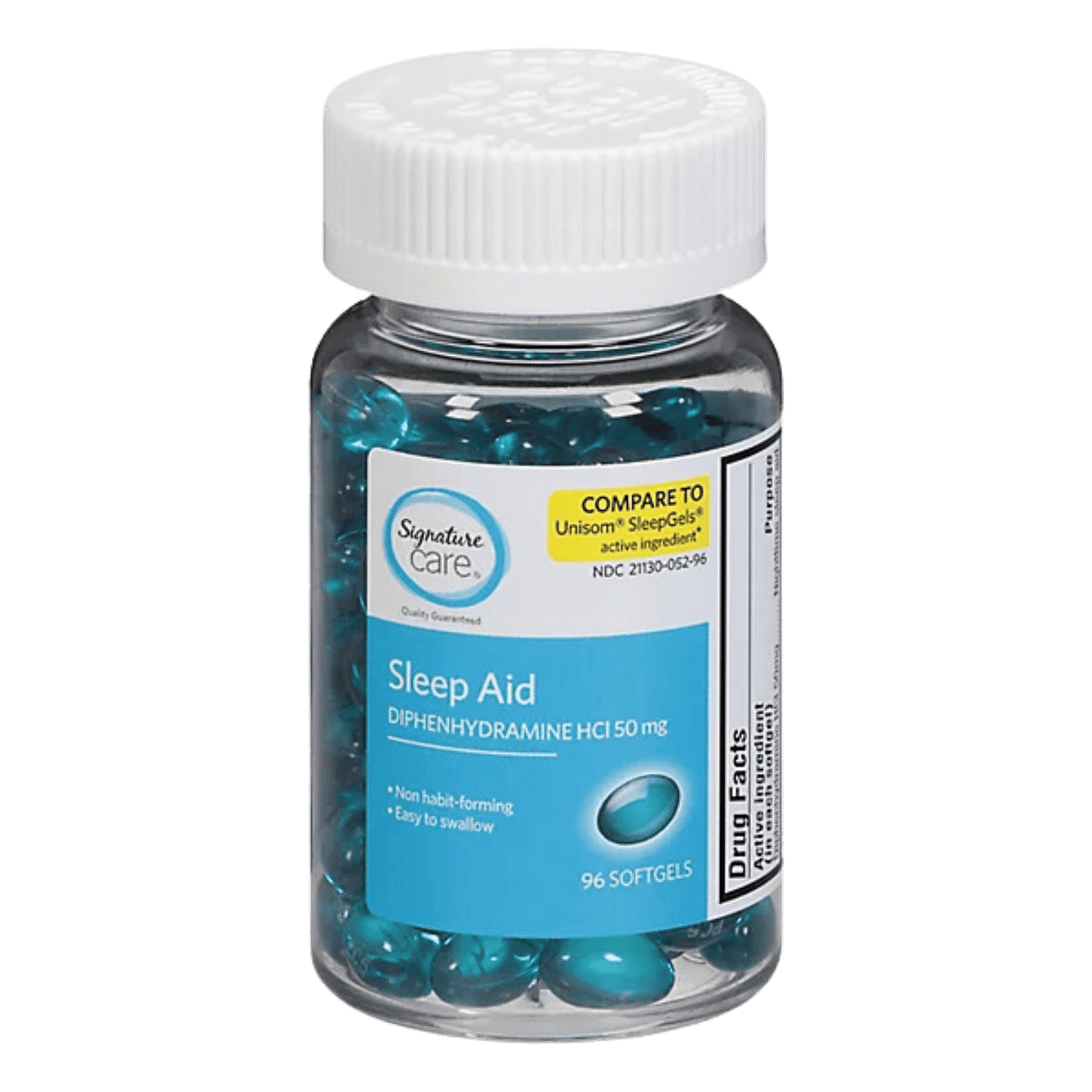 Signature Care Sleep Aid Diphenhydramine (96 Softgels)