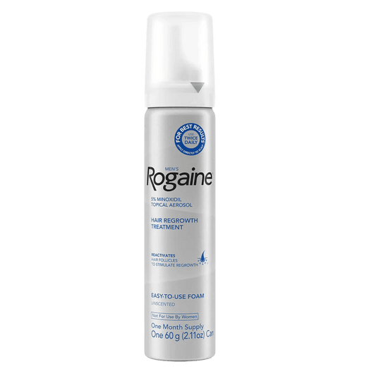 Rogaine Men's 5% Minoxidil Topical Aerosol Hair Regrowth Treatment (60g)