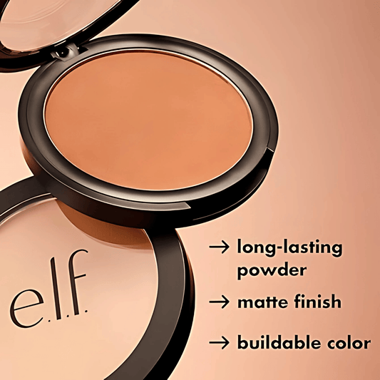 E.l.f. Primer-Infused Matte Bronzer, Long-Lasting (10g)