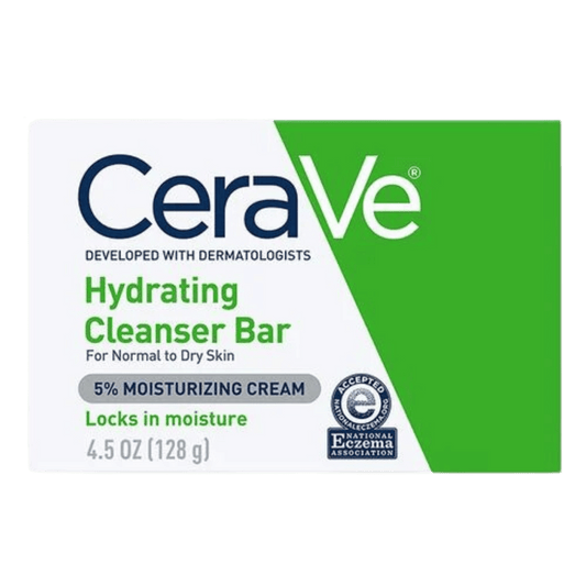 Cerave Hydrating Cleansing Bar For Normal To Dry Skin (128g)