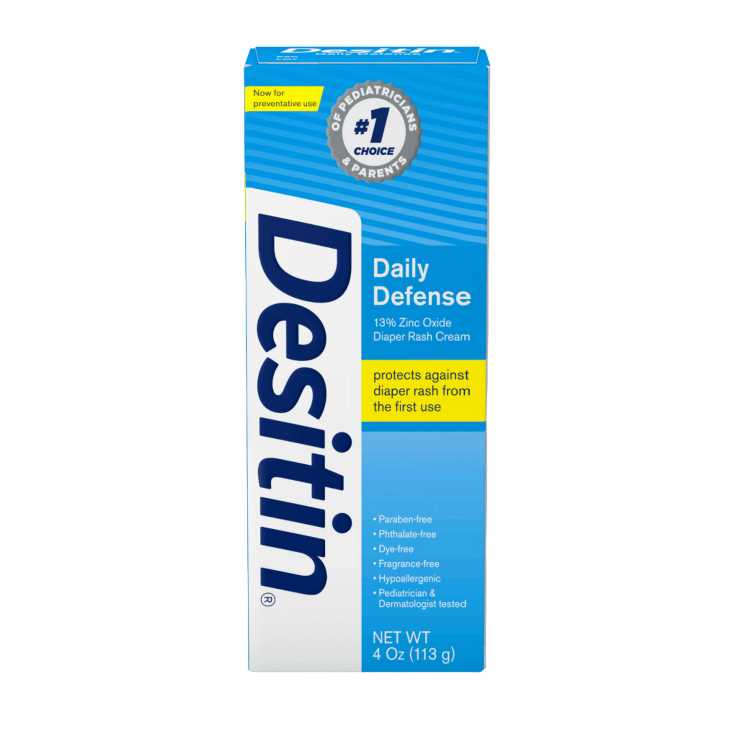 Desitin Daily Defense 13% Zinc Oxide Diaper Rash Cream (57g)