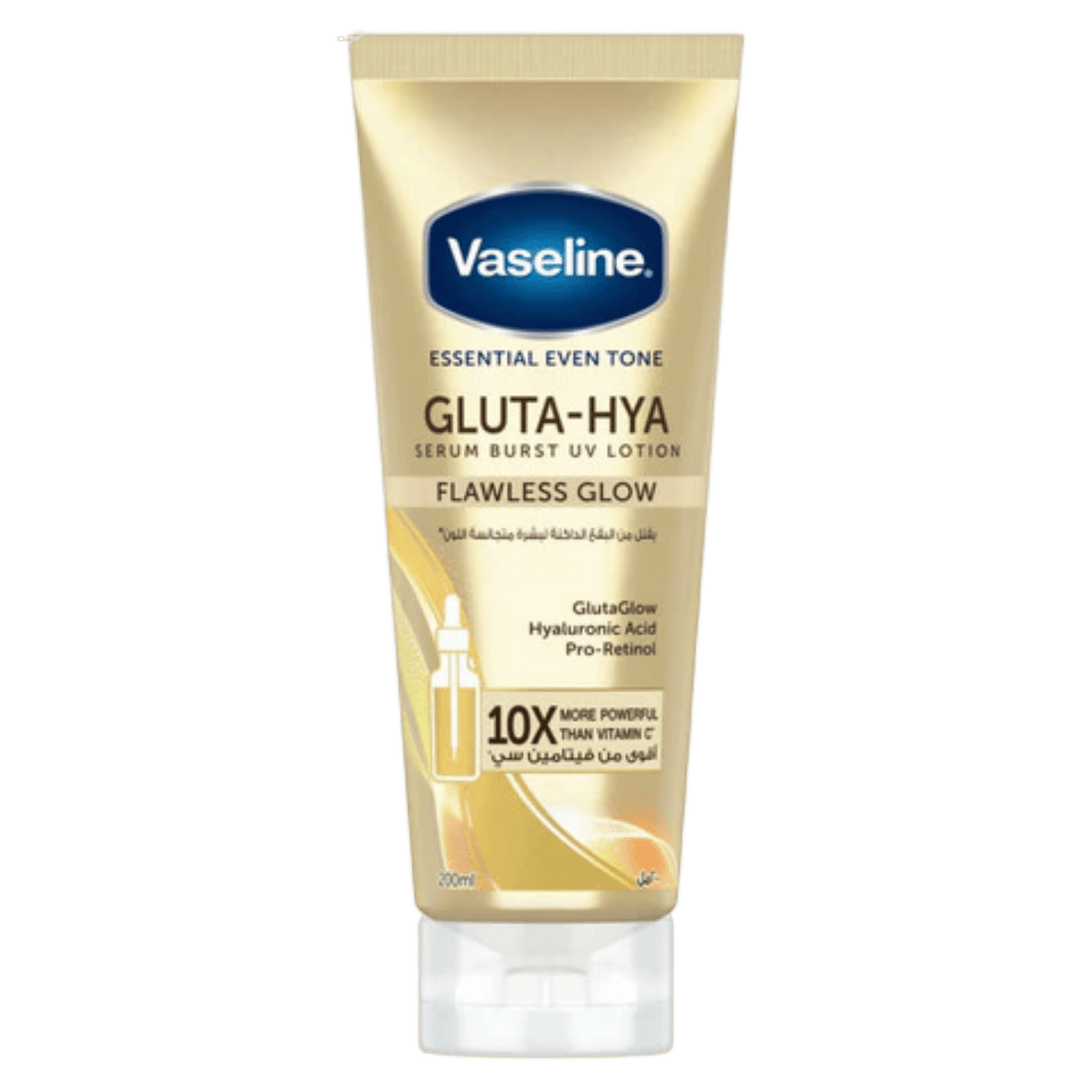Vaseline Essential Even Tone Flawless Glow Gluta-Hya Serum Burst Lotion