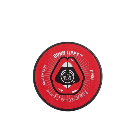 The Body Shop Born Lippy Lip Balm Pot - Strawberry (10ml)