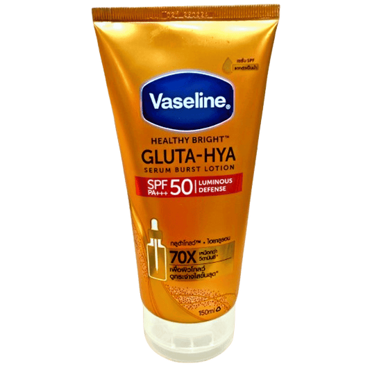 Vaseline Healthy Bright Gluta-Hya Serum Burst Sunscreen Lotion SPF 50 (150ml)