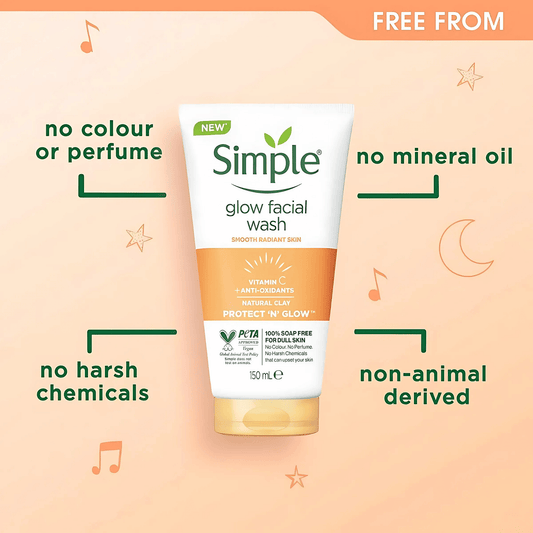 Simple Glow Facial Wash Smooth Radiant Skin (150ml)