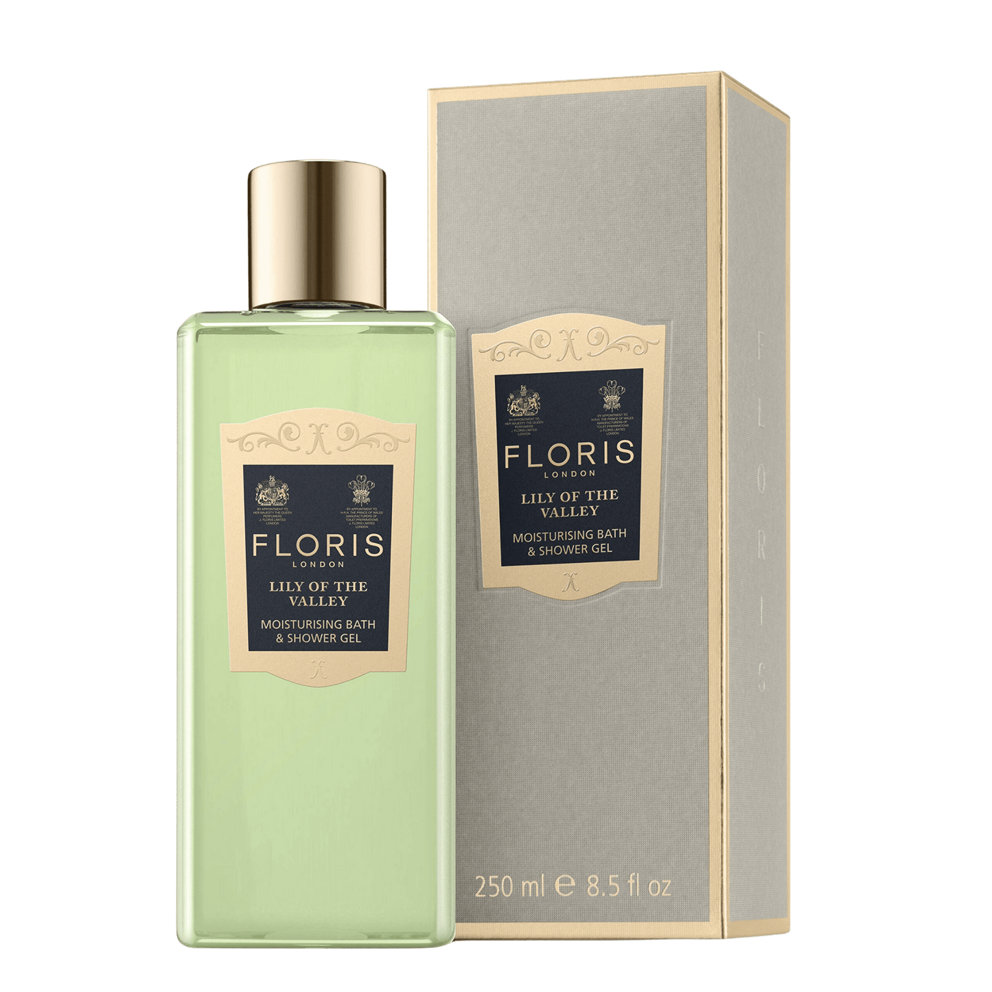 Floris Lily Of The Valley - Moisturising Bath and Shower Gel (250ml)