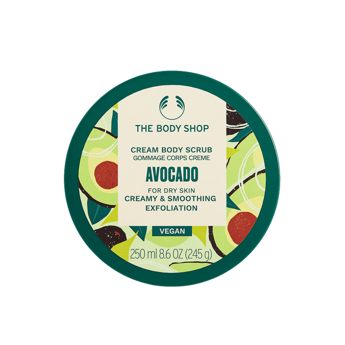 The Body Shop Avcado Cream Body Scrub (250ml)