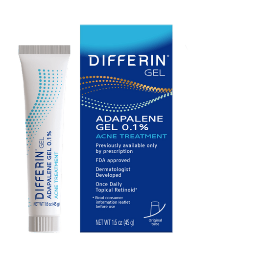 Differin Gel Adapalene Gel 0.1% Acne Treatment (15g)