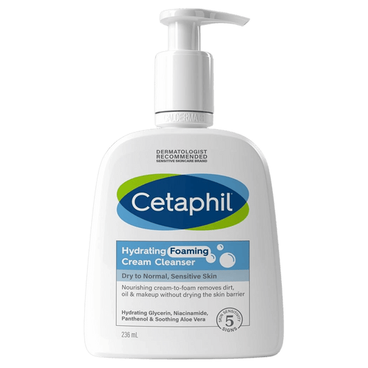Cetaphil Hydrating Foaming Cream Cleanser (236ml)
