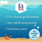 Fa Kids Shower Gel And Shampoo Wild Ocean Scent (250ml)